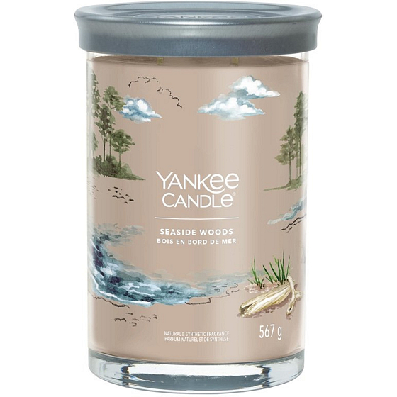 Yankee Candle Seaside Woods - Seaside Woods Duftkerze Signature Tumbler großes Glas 2 Dochte 567 g