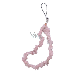 Růženin přívěšek na mobil sekaný kamínek obvod 26,5 cm, kámen lásky Růženin přívěšek na mobil sekaný kamínek obvod 26,5 cm, kámen lásky