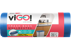 viGO Müllsäcke, 9 µ, 48 × 57 cm, 35 l, 36 Stk