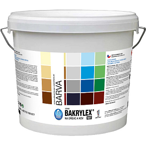 Bakrylex Univerzál mat V2066 Farbe für Holz und Metall 0100 Weiß, 5 kg Bakrylex Univerzál mat V2066 Farbe für Holz und Metall 0100 Weiß, 5 kg