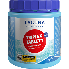 Laguna Triplex Mini Tabletten 3in1, Desinfektion, Flockung und gegen Algen, 500 g