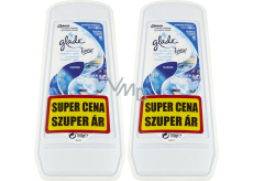 Glade osvěžovač vzduchu Gel Pure Clean Marine duo pack 2× 150 g