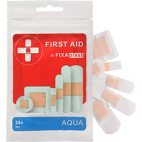 Fixaplast First Aid Aqua mix Pflaster, 24 Stück