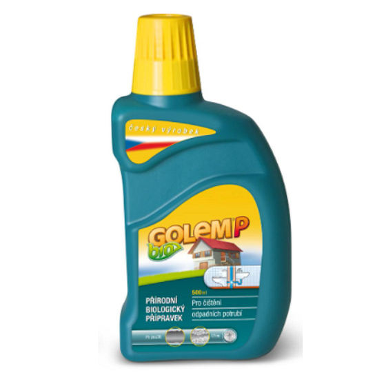 Bio Golem P natürliches biologisches Produkt zur Reinigung von Abwasserrohren 500 ml