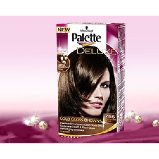 Schwarzkopf Palette Deluxe Haarfarbe 755 Hellgoldener Mokka 115 ml