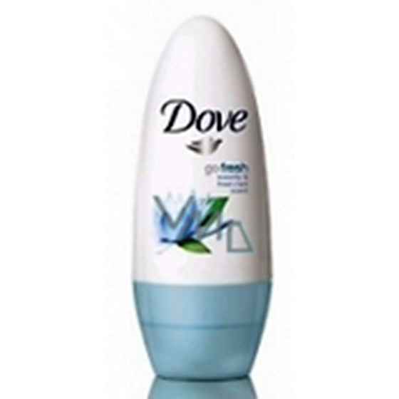 Dove Go Fresh Kühlwasser Lily & Mint Ball Antitranspirant Deodorant Roll-On für Frauen 50 ml