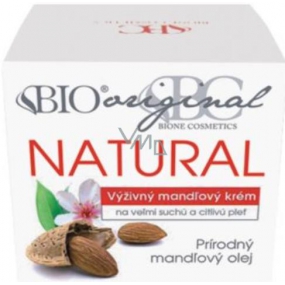 Bione Cosmetics Mandeln traditionelle fettige Hautcreme 51 ml
