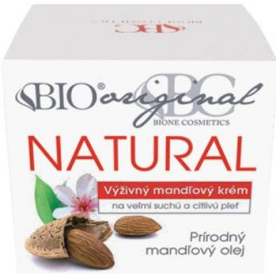Bione Cosmetics Mandeln traditionelle fettige Hautcreme 51 ml