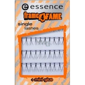 Essence Frame for Fame Künstliche klebrige Büschel 03 Single Lashes 40 Stück Büschel + Minikleber 1 ml