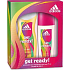 Adidas mach dich bereit! für ihr parfümiertes Deodorantglas 75 ml + Duschgel 250 ml, Geschenkset