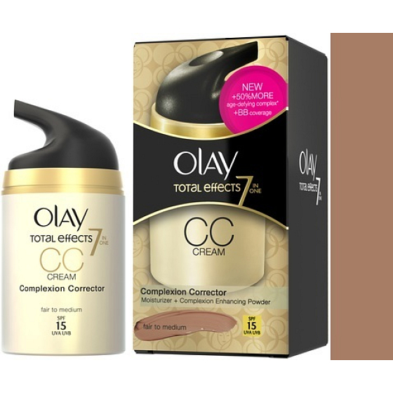 Olay Total Effects 7in1 LSF15 CC Mittelgroße bis mittelgroße Creme 50 ml