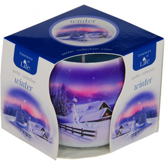 Essenzen des Lebens Winteraromatische Kerze in Glas 100 g