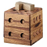 Albi Puzzle 3D Würfel, Holzpuzzle, 9 x 9 x 9 cm