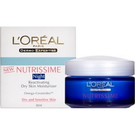 Loreal Paris Nutrissime Reaktivierende Nachtfeuchtigkeitscreme Nachtcreme 50 ml