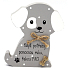 Nekupto Pets Holzschild Wenn ich eine helfende Hand brauche, sage ich pac 12 x 9 x 1,5 cm