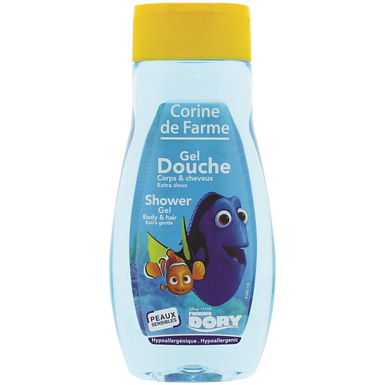 Corine de Farme Disney Auf der Suche nach Dory 2in1 Haarshampoo und Duschgel für Kinder 250 ml