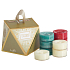 Yankee Candle All Is Bright + Glitzernder Stern + Eisige Blaufichte, Teekerzen 9-teiliges Weihnachtsgeschenkset