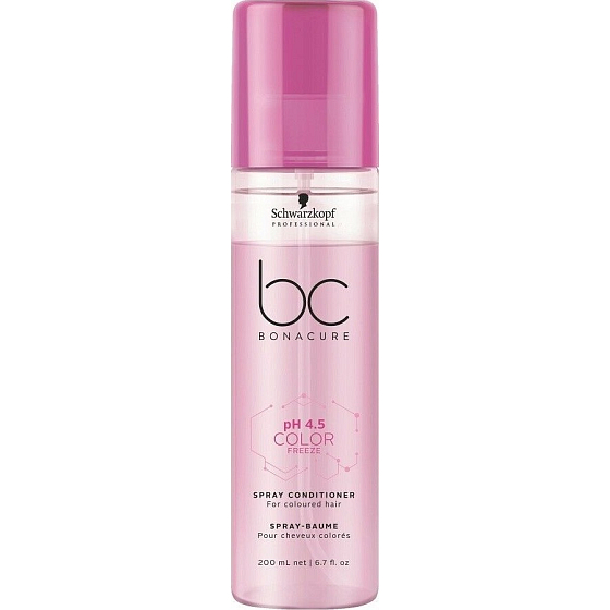 Schwarzkopf Professional BC Bonacure pH 4,5 Farbe Gefrierspülfreier Zweiphasen-Conditioner für gefärbtes Haar 200 ml