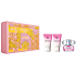 Versace Bright Crystal Eau de Toilette für Frauen 50 ml + Körperlotion 50 ml + Duschgel 50 ml, Geschenkset
