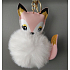 Albi Haariger Schlüsselbund Fox 8 cm