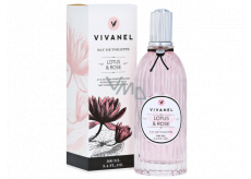 Vivian Gray Vivanel Lotus & Rose Luxus-Eau de Toilette mit ätherischen Ölen für Frauen 100 ml