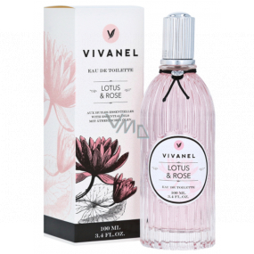 Vivian Gray Vivanel Lotus & Rose Luxus-Eau de Toilette mit ätherischen Ölen für Frauen 100 ml
