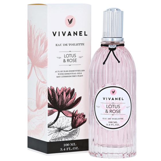 Vivian Gray Vivanel Lotus & Rose luxuriöses Eau de Toilette mit ätherischen Ölen für Damen 100 ml