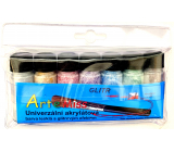 Art e Miss Universal Acryl-Glitterfarbe 7 x 12 g