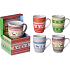 Emocio Weihnachtsbecher Keramik Weihnachten Design in Box 360 ml verschiedene Arten
