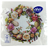 Aha Papierservietten 3 Lagen 33 x 33 cm 20 Stück Osterfarbener Kranz