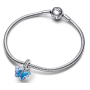 Charms Sterling Silber 925 Magischer Schmetterling Murano Glas Tier Armband Anhänger