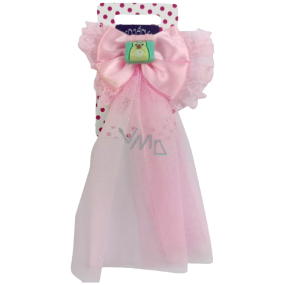 Zemánek Sponka s růžovou mašlí 1 kus