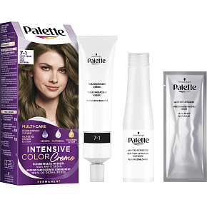 Schwarzkopf Palette Intensive Color Creme, Haarfarbe, 7-1 eisiges mittelblond, 50 ml Schwarzkopf Palette Intensive Color Creme, Haarfarbe, 7-1 eisiges mittelblond, 50 ml