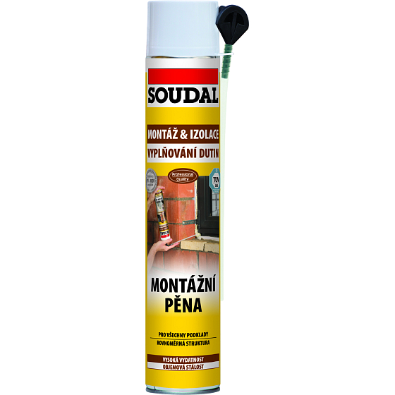 Soudal Montageschaum, expanding, mit Röhrchen, 300 ml