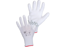 Brita CXS White pracovní rukavice, máčení v polyuretanu, velikost 9, 1 pár
