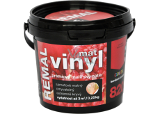 REMAL Vinyl Color mat waschfähige Farbe für Wände, 820 korallenrot, 250 g