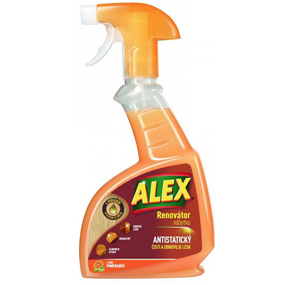 Alex Pomeranč Renovator antistatischer Möbelreiniger für Laminat- und Holzmöbel 375 ml