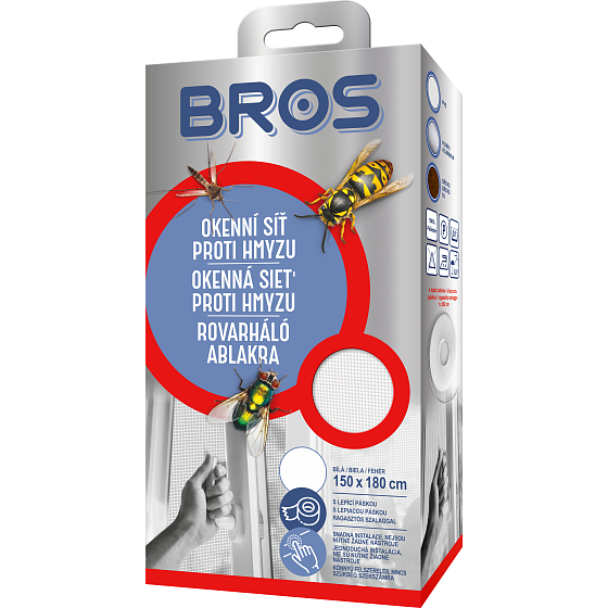 Bros Insect Fensternetz weiß 150 x 180 cm