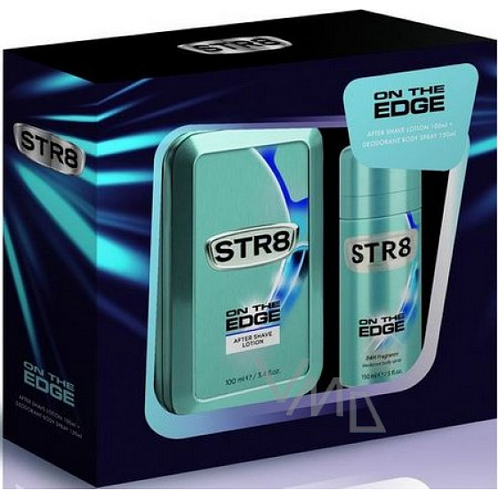 Str8 On The Edge Aftershave 100 ml + Deodorant Spray 150 ml, Kosmetikset