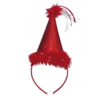 Hut mit rotem Schwan, Stirnband