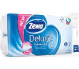 Zewa Deluxe Delicate Care 3-lagiger Toilettenpapier, 19,3 m, 8 Rollen