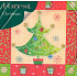 Waldpapierservietten 1 Lage 33 x 33 cm 20 Stück Weihnachtsweihnachtsbaum