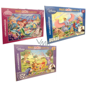 Disney Maxi Puzzle und Malbuch für Kinder 2in1 verschiedene Motive 35 Teile, empfohlen ab 3 Jahren