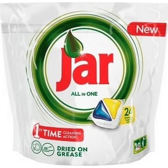 Jar All in One Lemon Spülmaschinenkapseln 24 Stück
