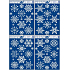 Fensterfolie ohne Klebeflocken mit Schneeeffekt 30 x 20 cm 1 Stück