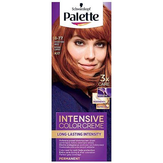 Schwarzkopf Palette Intensive Color Creme Haarfarbe 8-77 Intensives Kupfer KI7