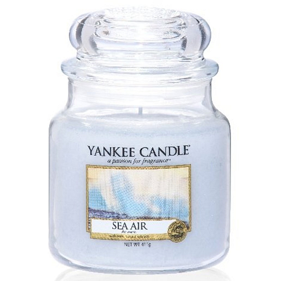 Yankee Candle Sea Air Klassische Seeglas-Duftkerze 411 g