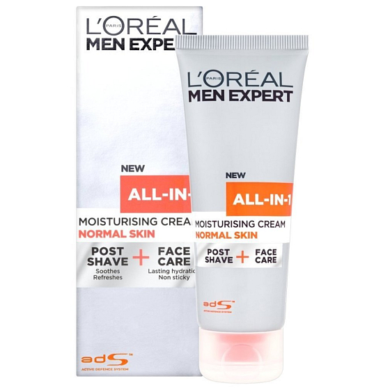 Loreal Men Expert Hydra Energetische All-in-1-Feuchtigkeitscreme 2 in 1 Gesichts- und After-Shave-Creme 75 ml