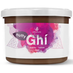 Allnature Nutty Ghí + Erdnüsse + Kakao + Honig, gesunde Alternative zum berühmten Schokoladenaufstrich 220 ml Allnature Nutty Ghí + Erdnüsse + Kakao + Honig, gesunde Alternative zum berühmten Schokoladenaufstrich 220 ml