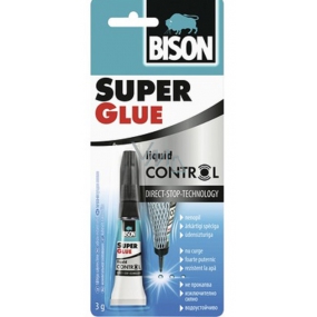 Bison Super Glue Control Universalkleberflüssigkeit 3 g